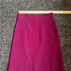 Banana Republic Pink A-Line Knee-Length Skirt for Work